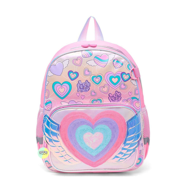 Cute Heart Themed Bagpack (14 inch)