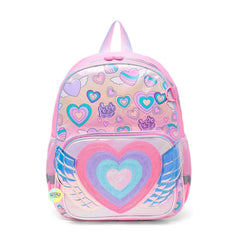 Cute Heart Themed Bagpack (14 inch)