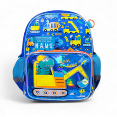 Cute Dino(Excavator) Themed Bagpack (14 inch)