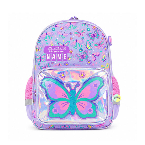 Cute Butterfly Themed Bagpack (14 inch)