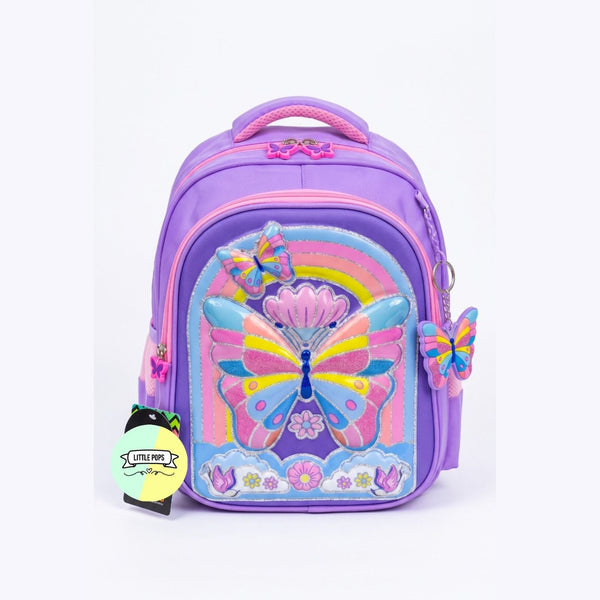 Butterfly Themed School Backpack (available in 3 sizes)