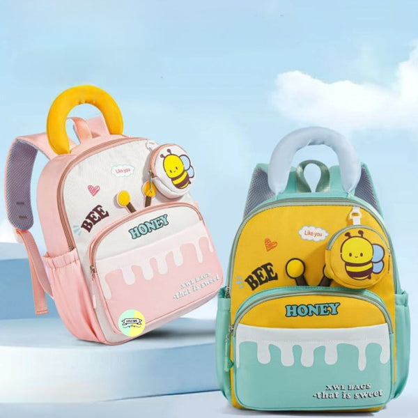 Cute Honey Bee Kids Backpack – 12 Inches