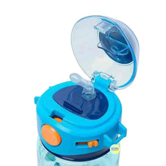 Monster Truck Kids Water Bottle with Straw & Adjustable Strap