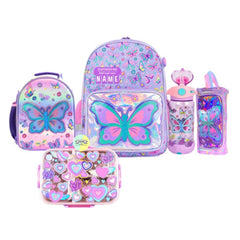 Mega Vest Butterfly Themed Back to School Bundle - (14 inch)