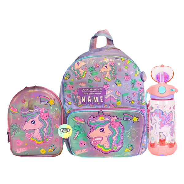 Unicorn Themed Back to School Bundle - (14 inch)