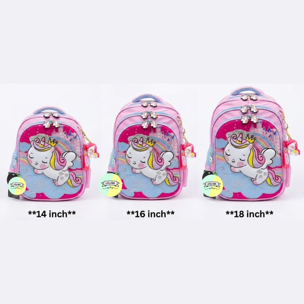 Unicorn Themed School Backpack (available in 3 sizes)