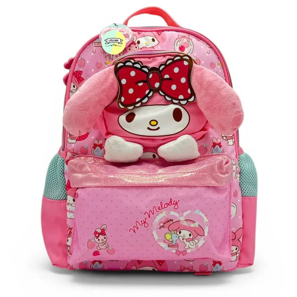 Cute My Melody Plush Backpack (15 Inch)