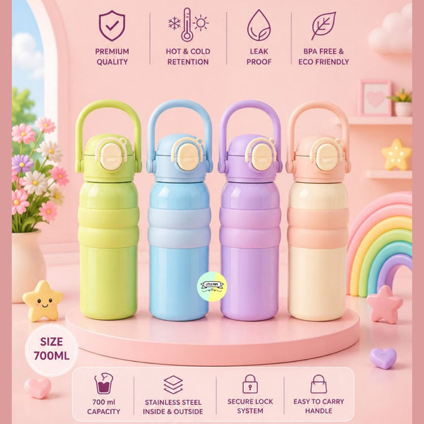 Colorful Bubble Designed Stainless Steel Water Bottle