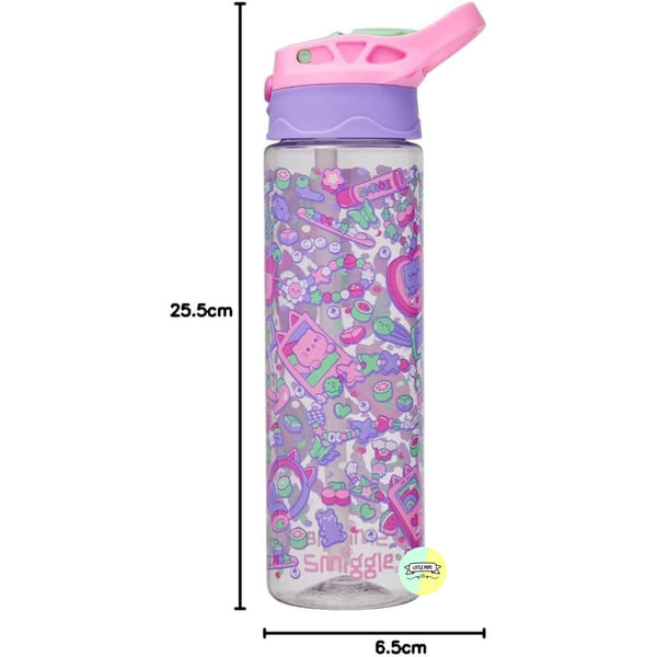 Adorable Gabby Doll House Doodle Designed Water Bottle