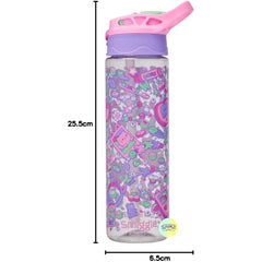 Adorable Gabby Doll House Doodle Designed Water Bottle