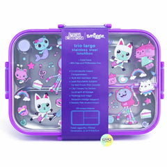 Gabby Doll House Multi Compartments Stainless Steel Lunchbox