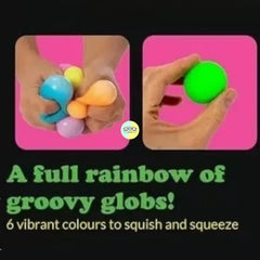 Original NeeDoh Rainbow Squishy – 6 Color Set