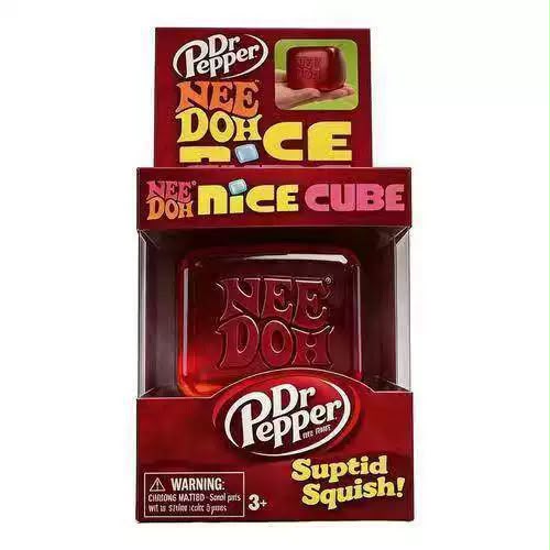 Original NeeDoh Cube Soda Squishy (Maroon Soda)