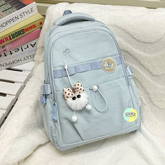 Cute Aesthetic Multi-Compartment Backpack (19 Inch)