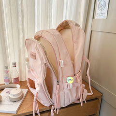 Cute Aesthetic Multi-Compartment Backpack (19 Inch)