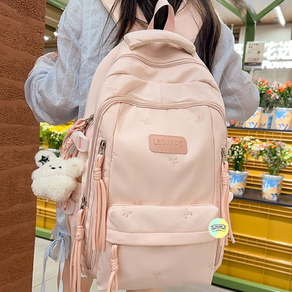 Cute Bloomy Days Trendy Backpack (19 Inch)