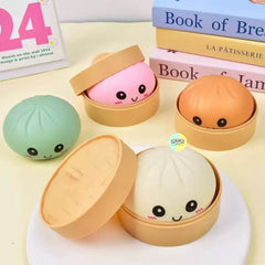 Cute Mystery Matte Colored Dumpling Squishy