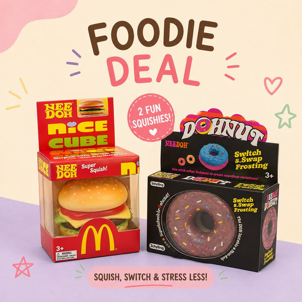 Cute Needoh Foodie Squishy Duo