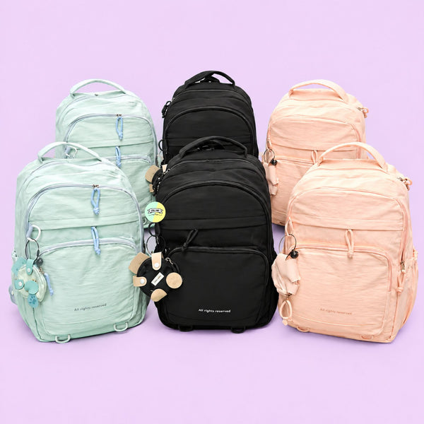 Soft Luxe Multi-Pocket Backpack – 19 Inch
