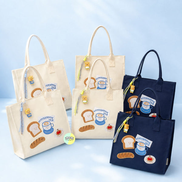 Cinnamon Afternoon Tea Tote Bag