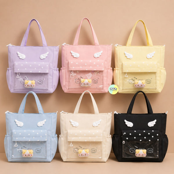 Angel Wings Pastel Tote Bag