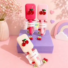 Cute Cherry Themed Hairbrush