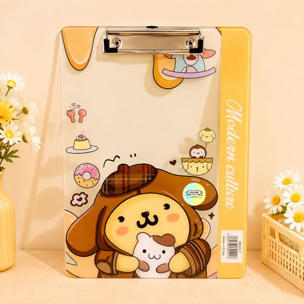 Pompompurin Transparent Clipboard / Hard Board