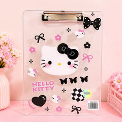 Hello Kitty Transparent Clipboard / Hard Board