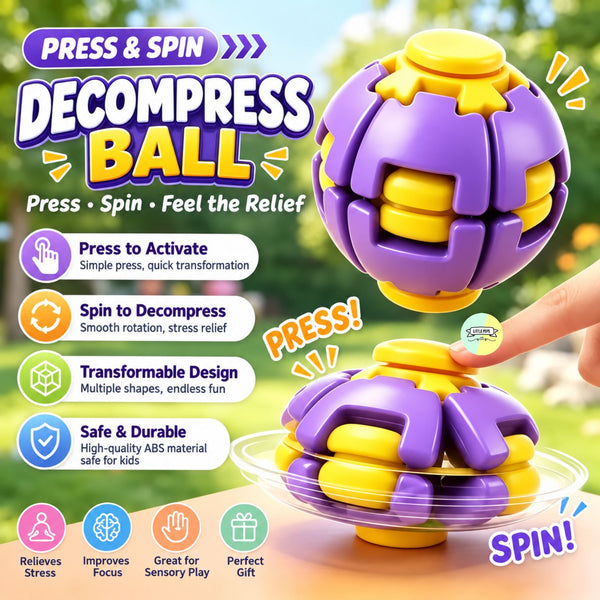 Trendy Decompress Spinner – Sensory Fidget &amp; Puzzle Toy