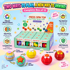 Trendy Decompress Spinner – Sensory Fidget &amp; Puzzle Toy