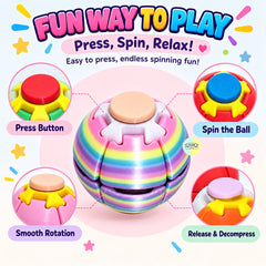Trendy Decompress Spinner – Sensory Fidget &amp; Puzzle Toy