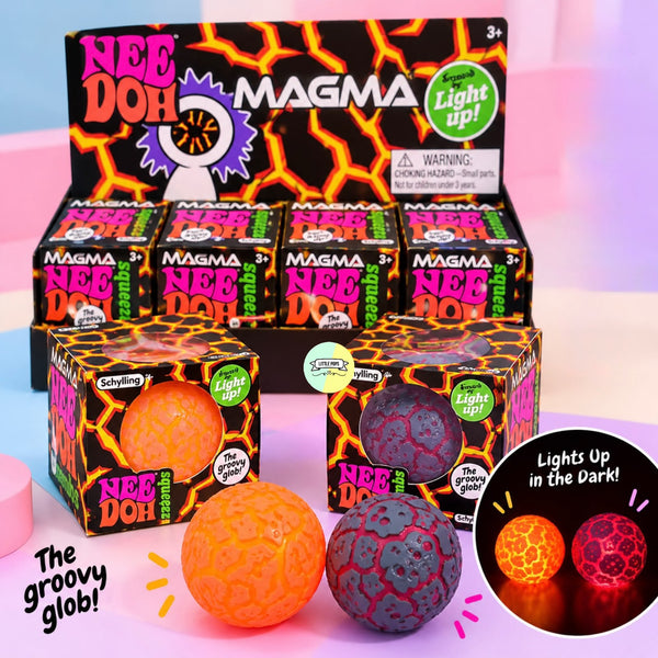 Orignal NeeDoh Magma Light-Up Squishy Ball