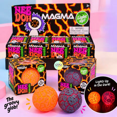Orignal NeeDoh Magma Light-Up Squishy Ball