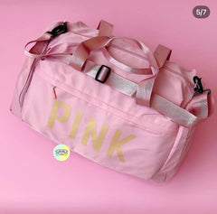 Aesthetic Pink Duffle Bag