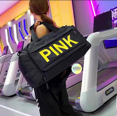 Aesthetic Pink Duffle Bag