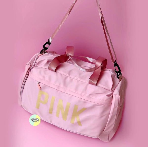 Aesthetic Pink Duffle Bag