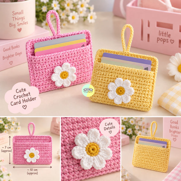 Cute Crochet Card Holder
