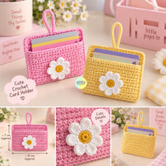 Cute Crochet Card Holder