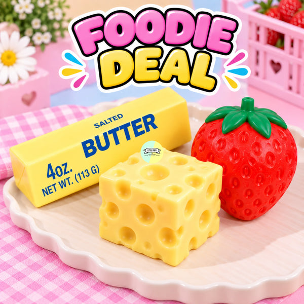 Fun Foodie Squishy Deal (3 Piece Squishy Set)