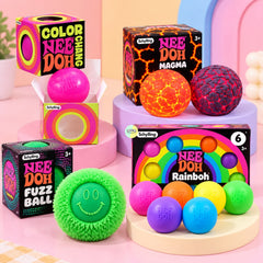 NeeDoh Fun & Colour Burst Squishy Set (4 Piece Set)
