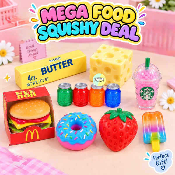 Mega Foodie Squishy Deal (8 Piece Set)