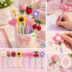 Handmade Crochet Pen & Pencil Caps