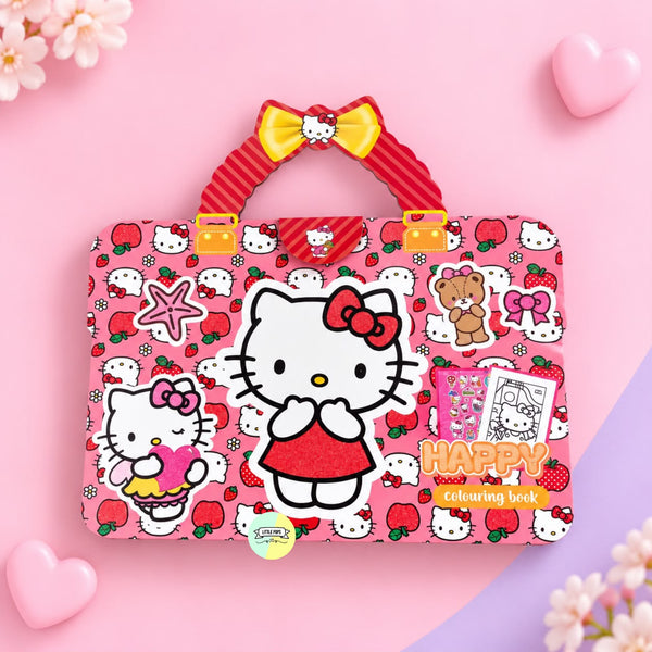 Hello Kitty Colouring Book with Stickers