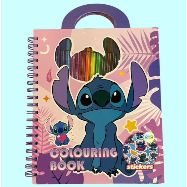 Stitch Colouring Book with Markers & Stickers