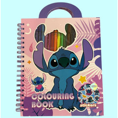 Stitch Colouring Book with Markers & Stickers