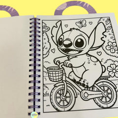 Stitch Colouring Book with Markers & Stickers