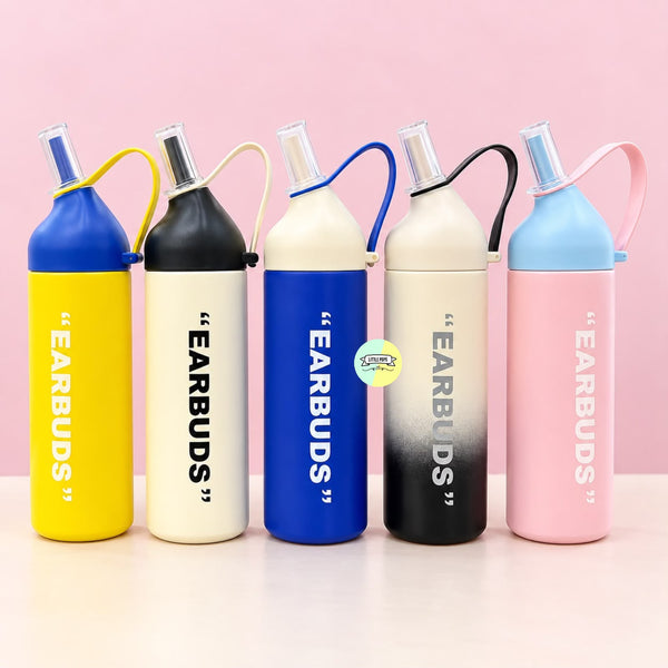 Two Toned Large Capacity Stainless Steel Water Bottle