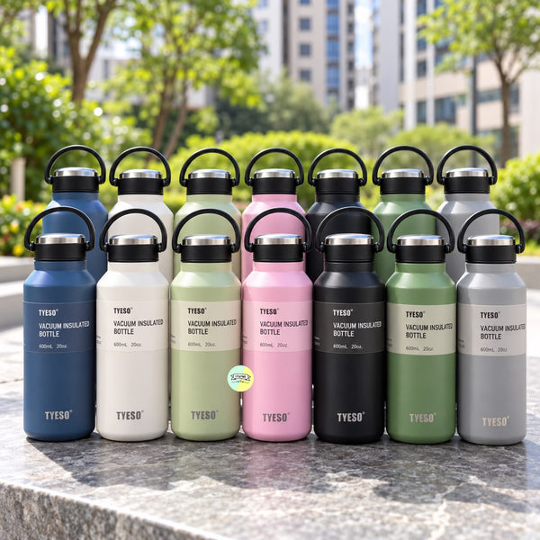 Tyeso Solid Colored Stainless Steel Water Bottle