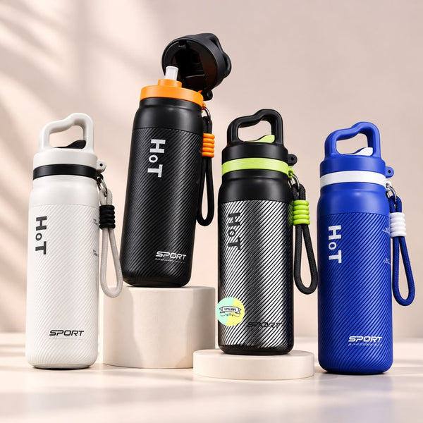 Trendy Portable Stainless Steel Water Bottle