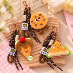 Cute Food Plush Keychain